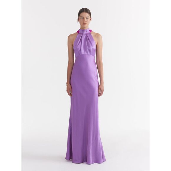 SALONI Michelle Dress in Lilac Bougainville Size 2 $820 - Picture 1 of 12